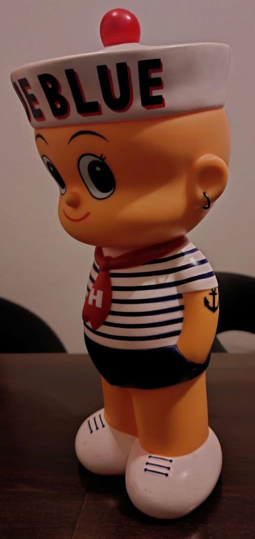N*T様 BLUE BLUE ソフビ人形 貯金箱　ブルーブルー