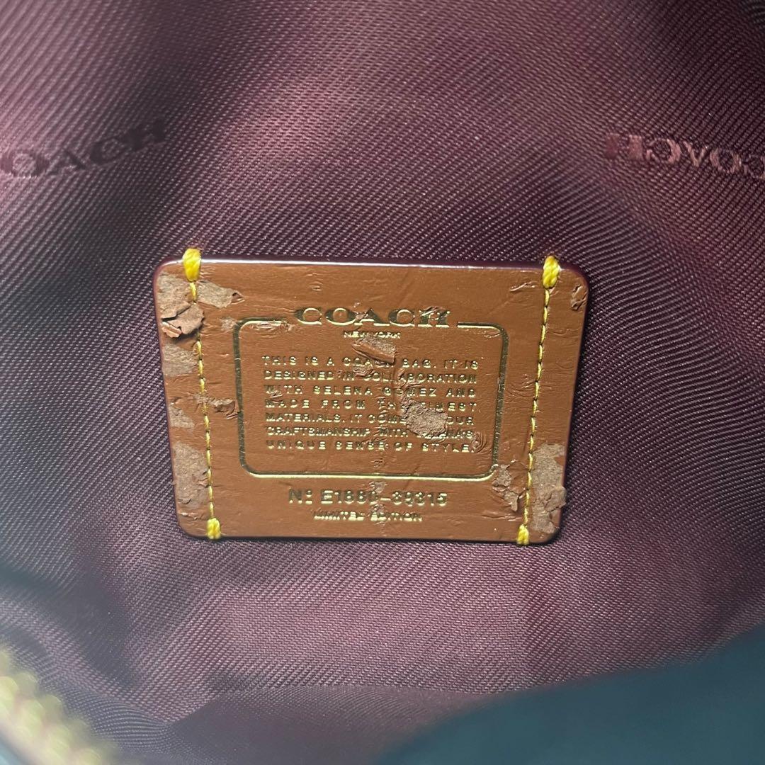 COACH セレーナゴメス　コラボ　ボディバッグ　ウエストバッグ　082