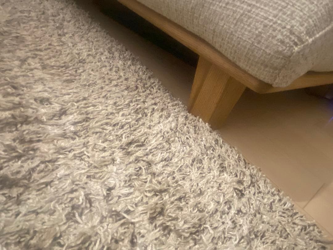 ベージュ シャギーラグ ieno - from earth SABAKU