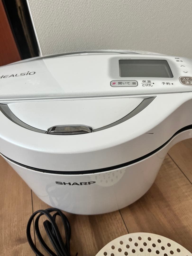 超お得SHARP HEALSIO 電気圧力鍋 ホットクック　KN-HW16E-W