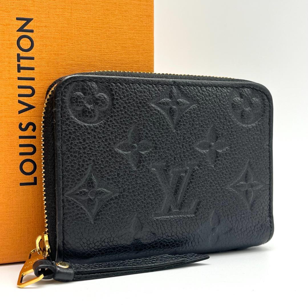 【美品】　ルイヴィトン　アンプラント　ブラック　ジッピーパース 箱