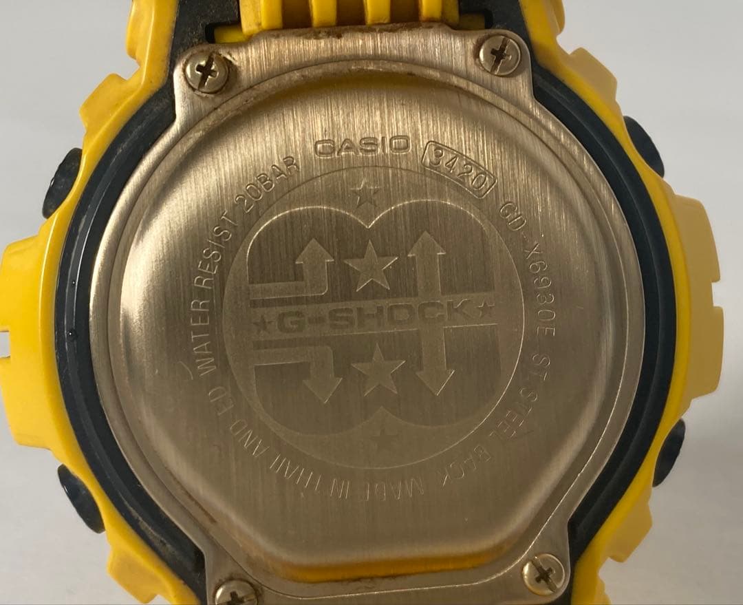 【希少】 G-SHOCK GD-X6930E 30周年記念モデル イエロー