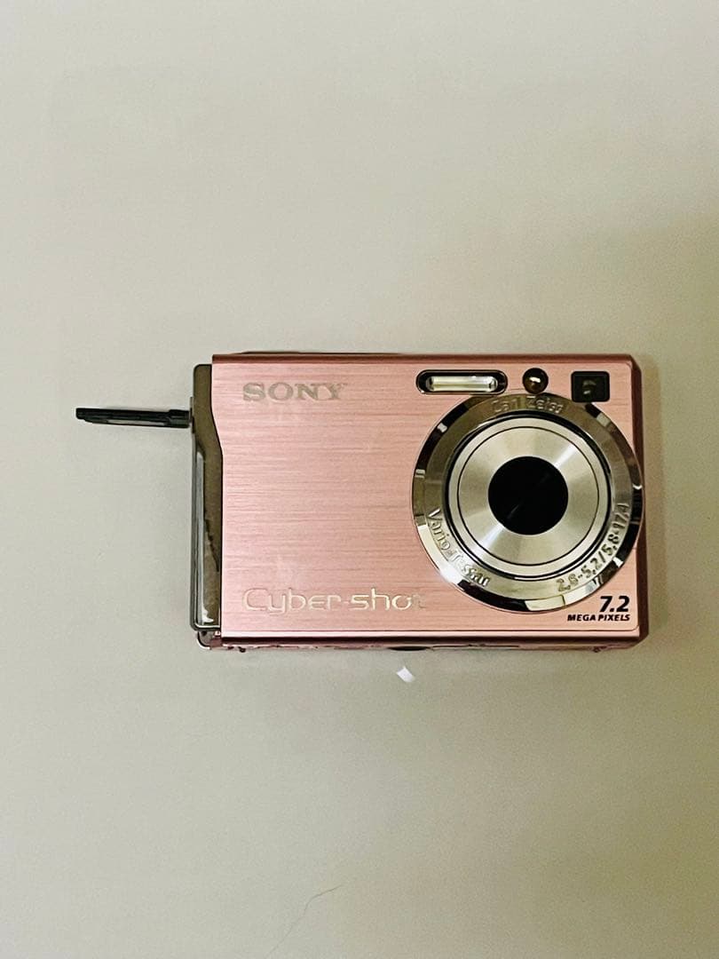 Sony Cyber-shot 7.2MP DSC-W80 ピンク　動作未確認
