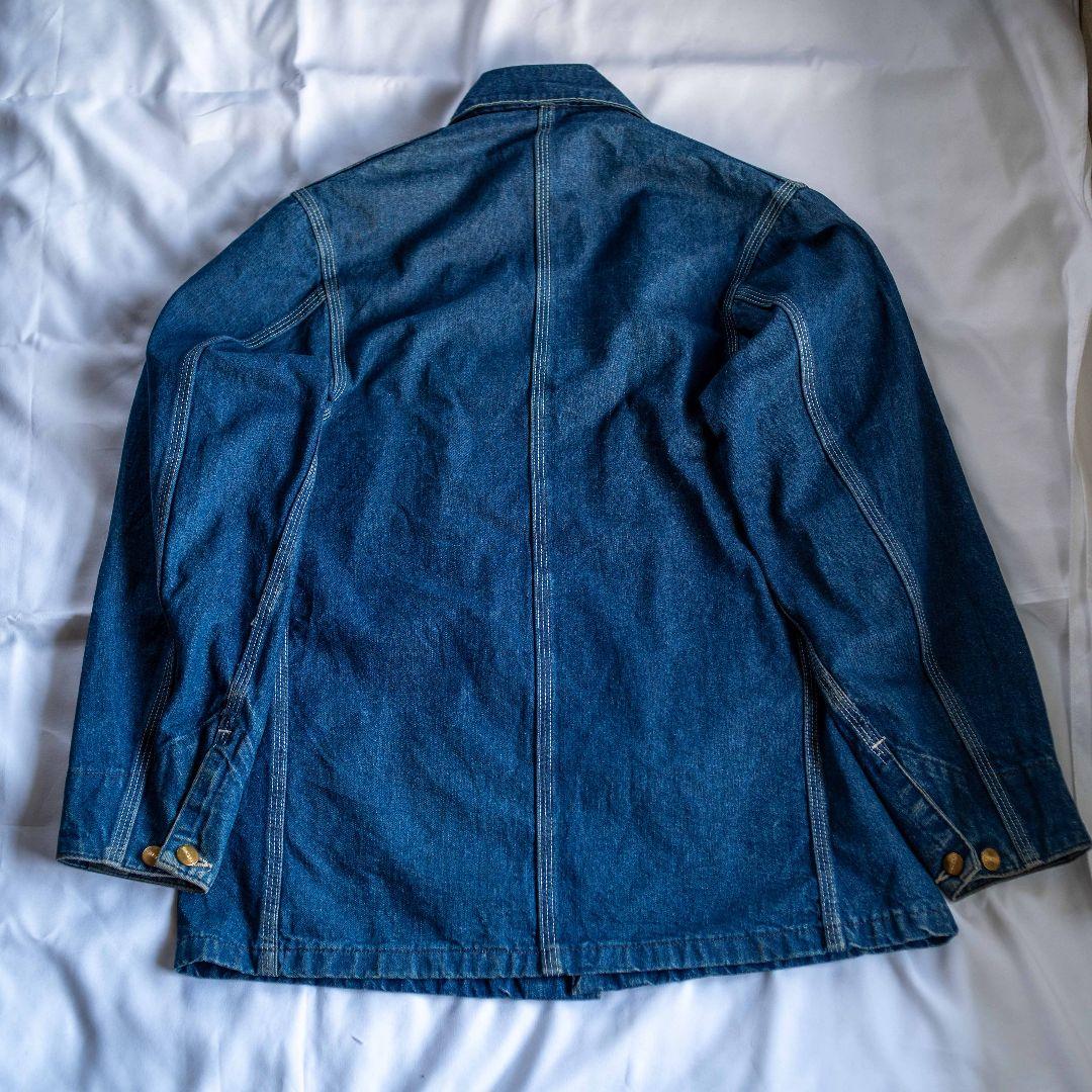 80s 90s USA製　カーハート　デニムカバーオール　チョアコート