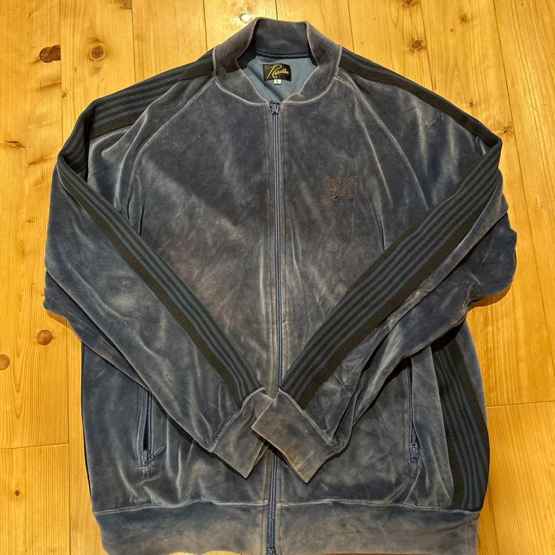 最終値下げ！！Needles グレー ジップアップジャケット L