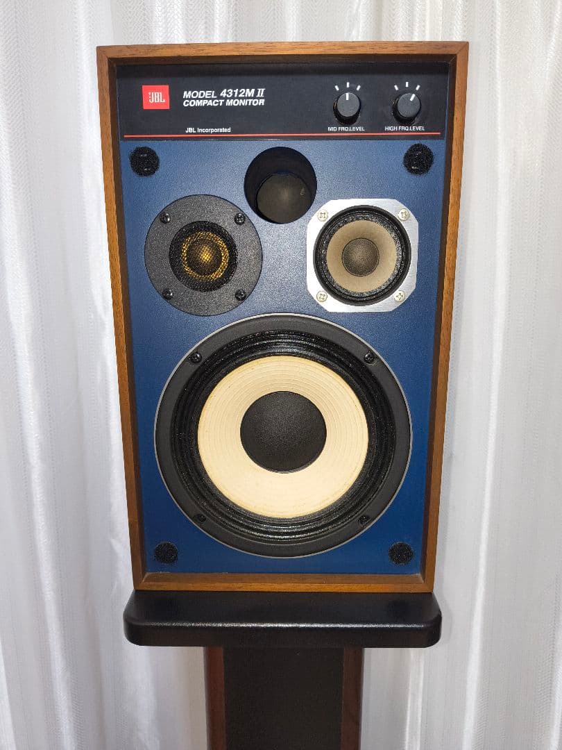 【完動品】JBL 4312M II 3wayスピーカー＆スタンド＆ケーブルセット