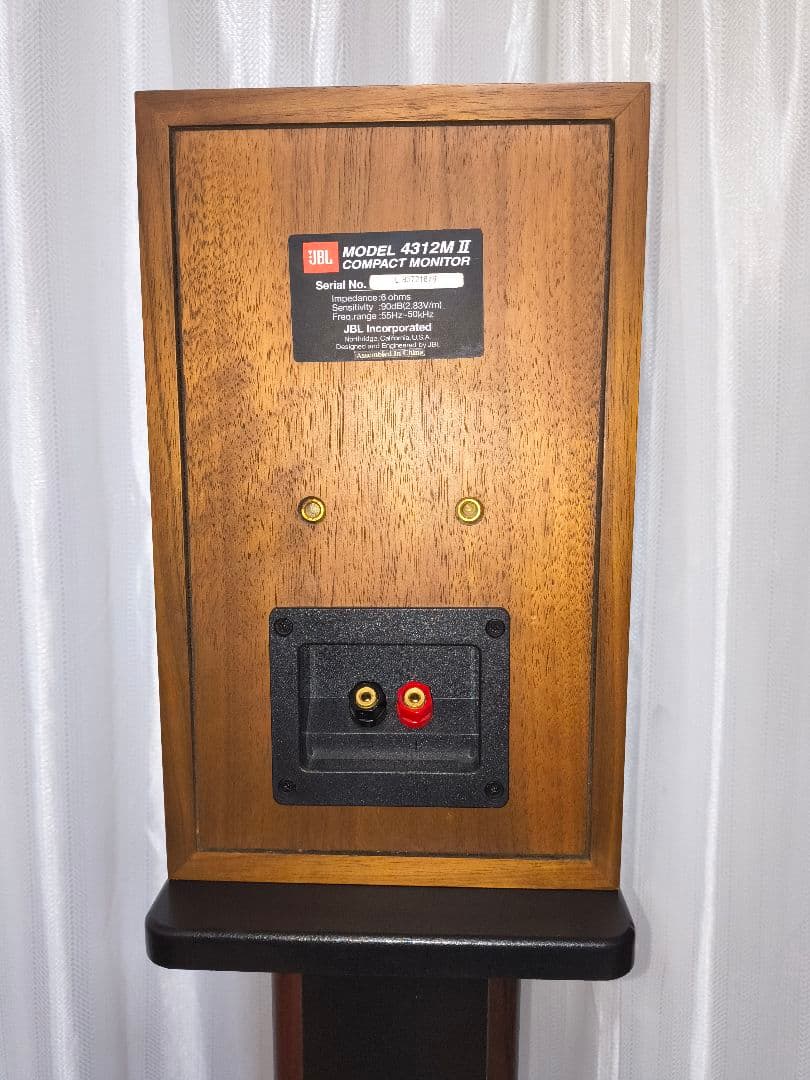 【完動品】JBL 4312M II 3wayスピーカー＆スタンド＆ケーブルセット
