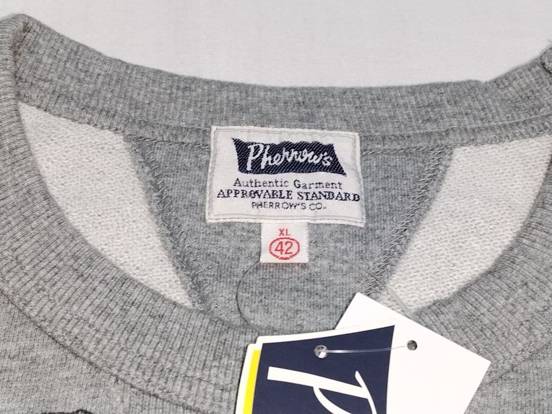 フェローズ　総柄 クルーネック スウェット プリント 裏毛 両V 音楽家/XL