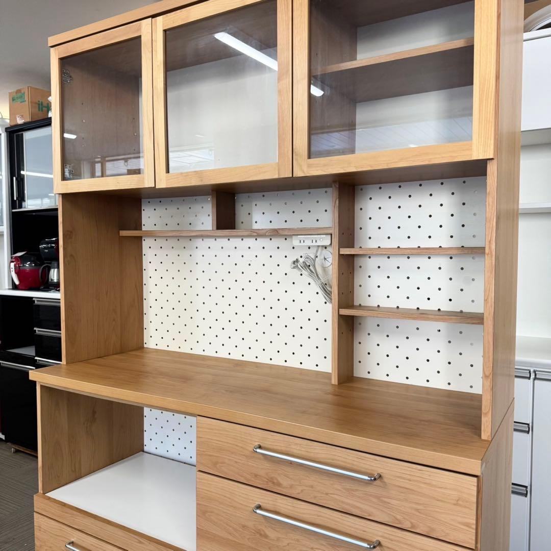 【超美品‼️】定価十数万♪ 東馬 140cm幅キッチンボード 食器棚 収納家具