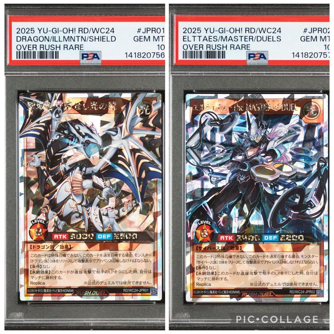 聖域を守護せし光の龍　エルテェイス　ザ　マスター・オブ・デュエル　psa10