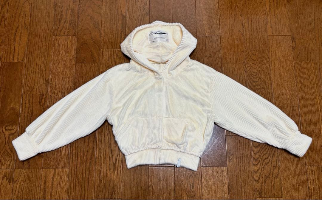 ジャケット・アウター S mid-sleeve hoodie cropped