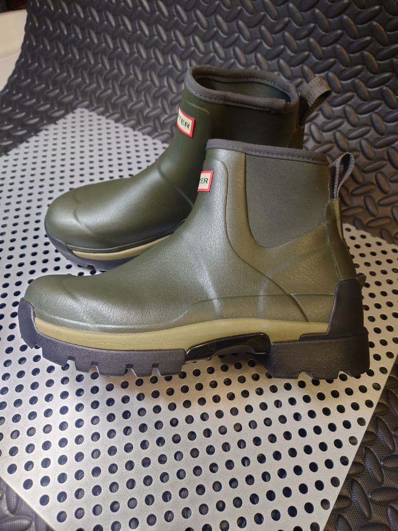 HUNTER バルモラル ハイブリッド ショート 27.5 UK9 オリーブ中古