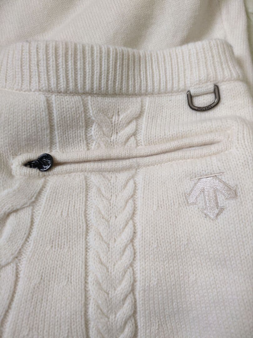 DESCENTE GOLFLuxeスワロフスキーセットアップデサントゴルフニット