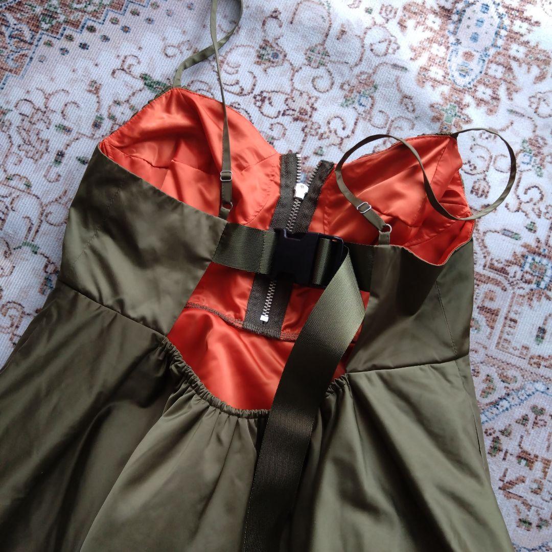 【タグ付】poppy tokyo ミリタリーフレアチュニック