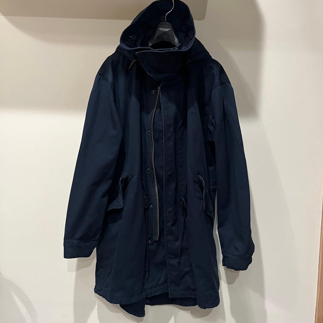 美品　ADAM ET ROPE’ モッズコート　ネイビー