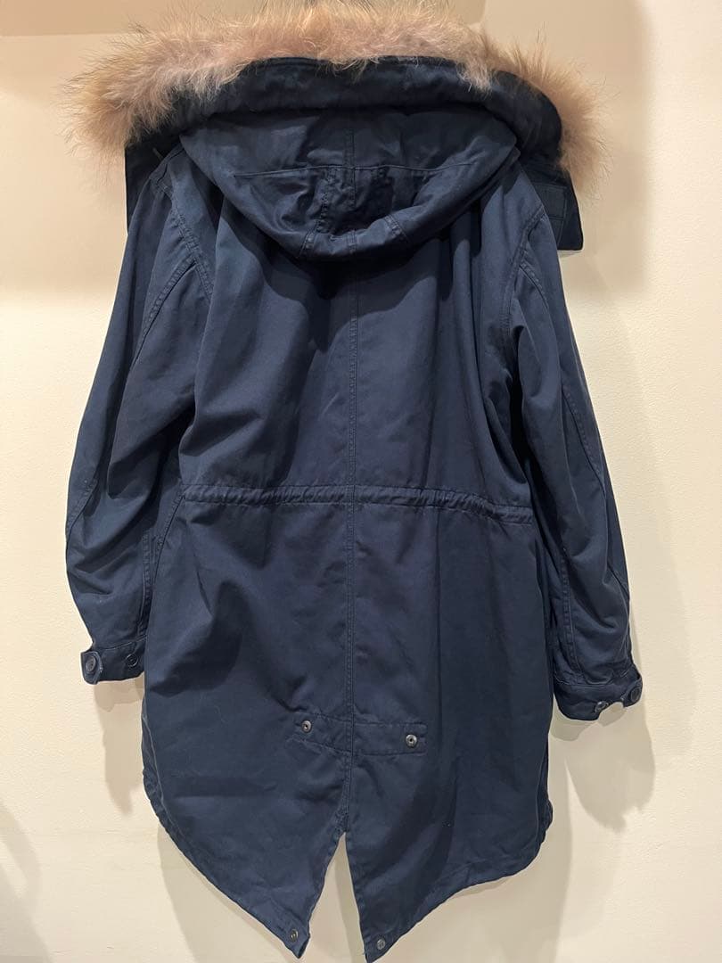 美品　ADAM ET ROPE’ モッズコート　ネイビー