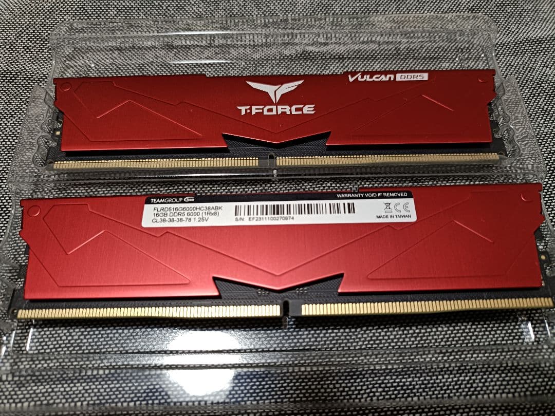 T-FORCE VULCAN DDR5-6000 32GB(16GB×2)
