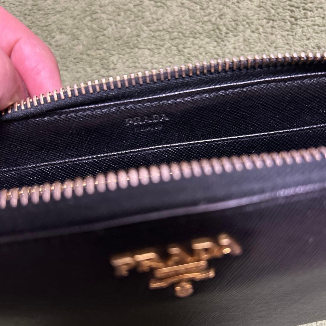 PRADA SAFFIANO L 長財布 ブラック 1M0506