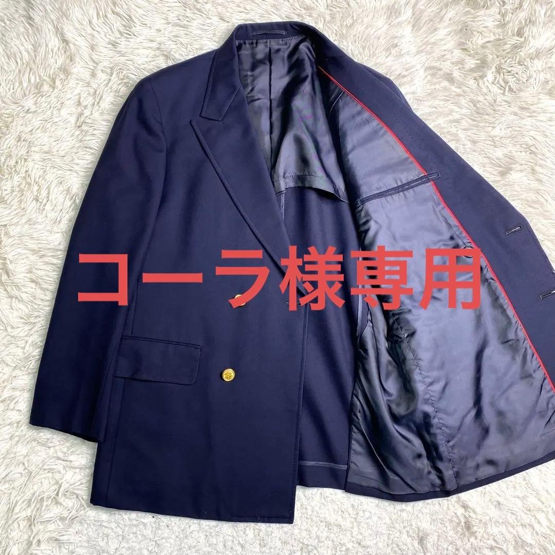 美品✨J.PRESS テーラード 紺ブレ ダブル ウール L 金ボタン メンズ