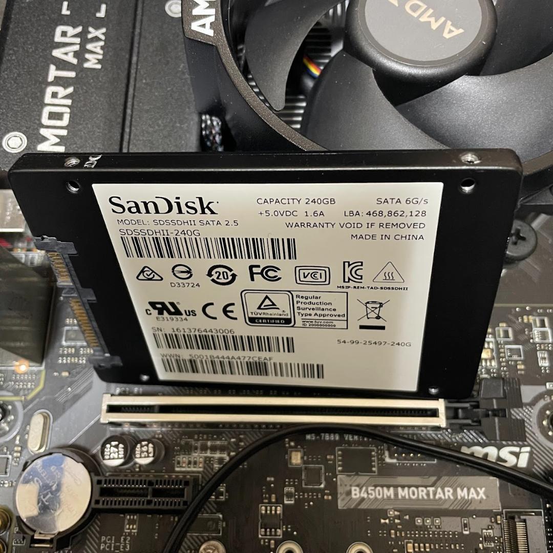 Ryzen3 3200G DDR4 16GB 550w オープンフレームキット