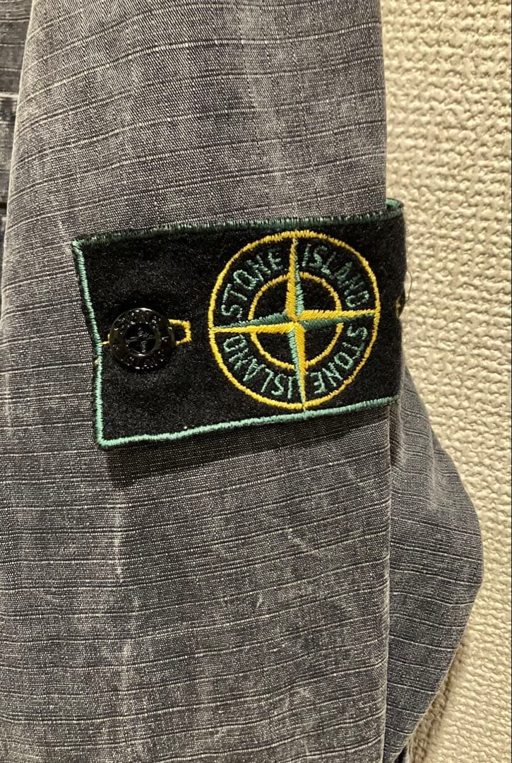 80'sストーンアイランド カーペンタージャケット グリーンエッジ/カバーオール