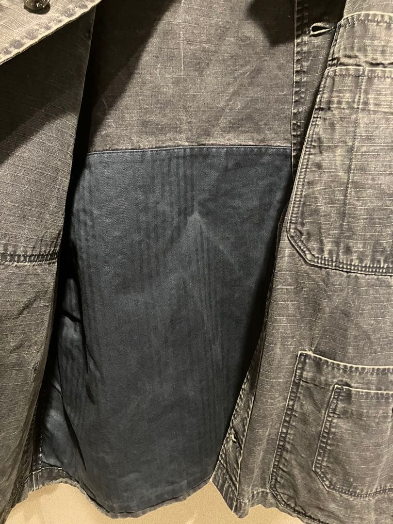 80'sストーンアイランド カーペンタージャケット グリーンエッジ/カバーオール