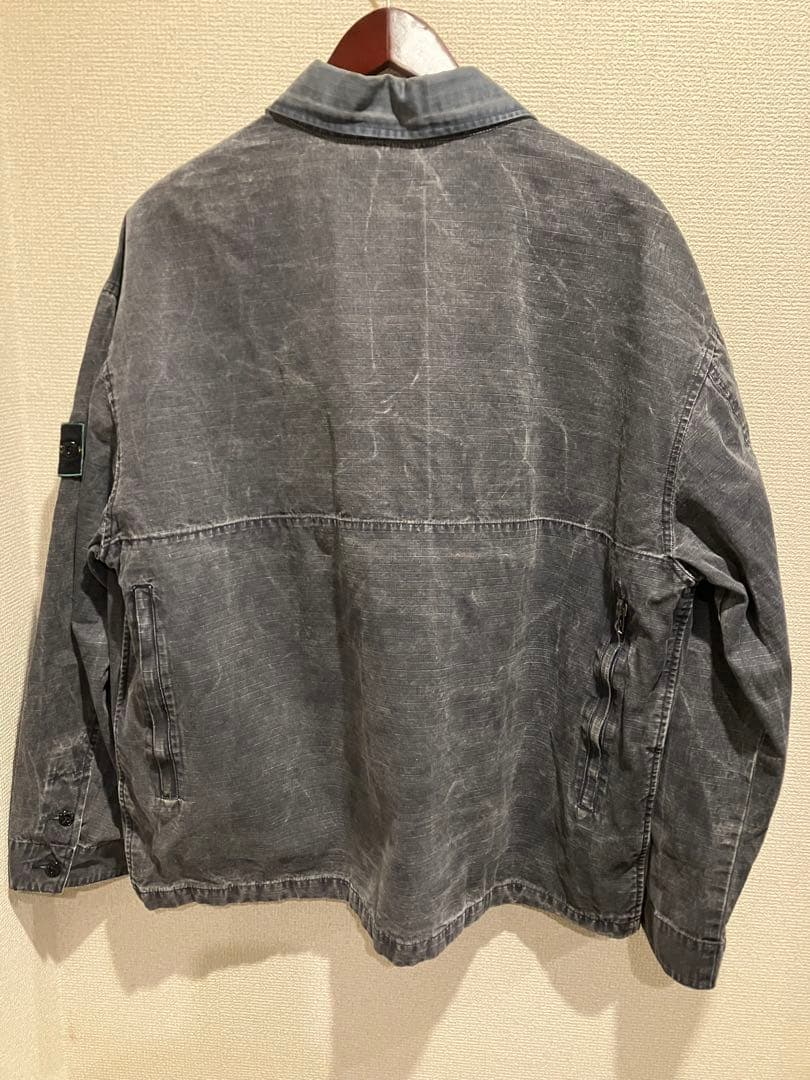 80'sストーンアイランド カーペンタージャケット グリーンエッジ/カバーオール