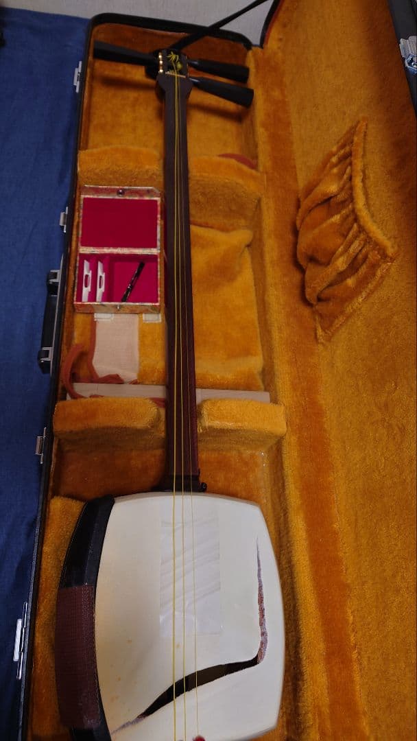 【青空さん専用出品】◆最高級品【津軽三味線/紅木総木目/金細】