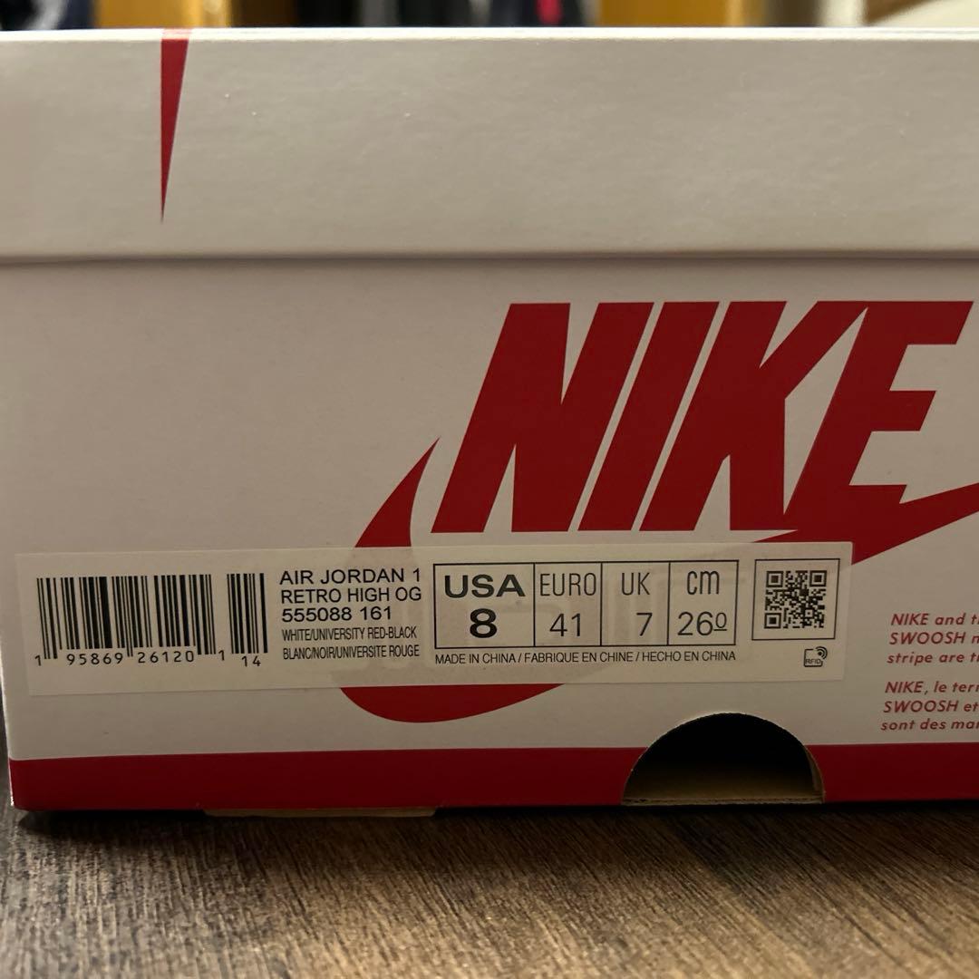 あ*ー様 air jordan 1 high og heritage 26cm