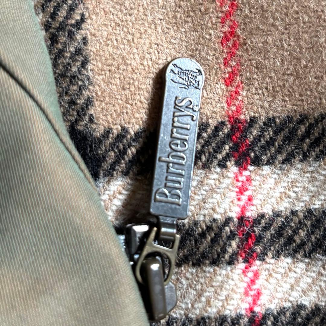 【極美品✨】バーバリー　別注　マルゼン　ライナー　ジャケット　コート　玉虫