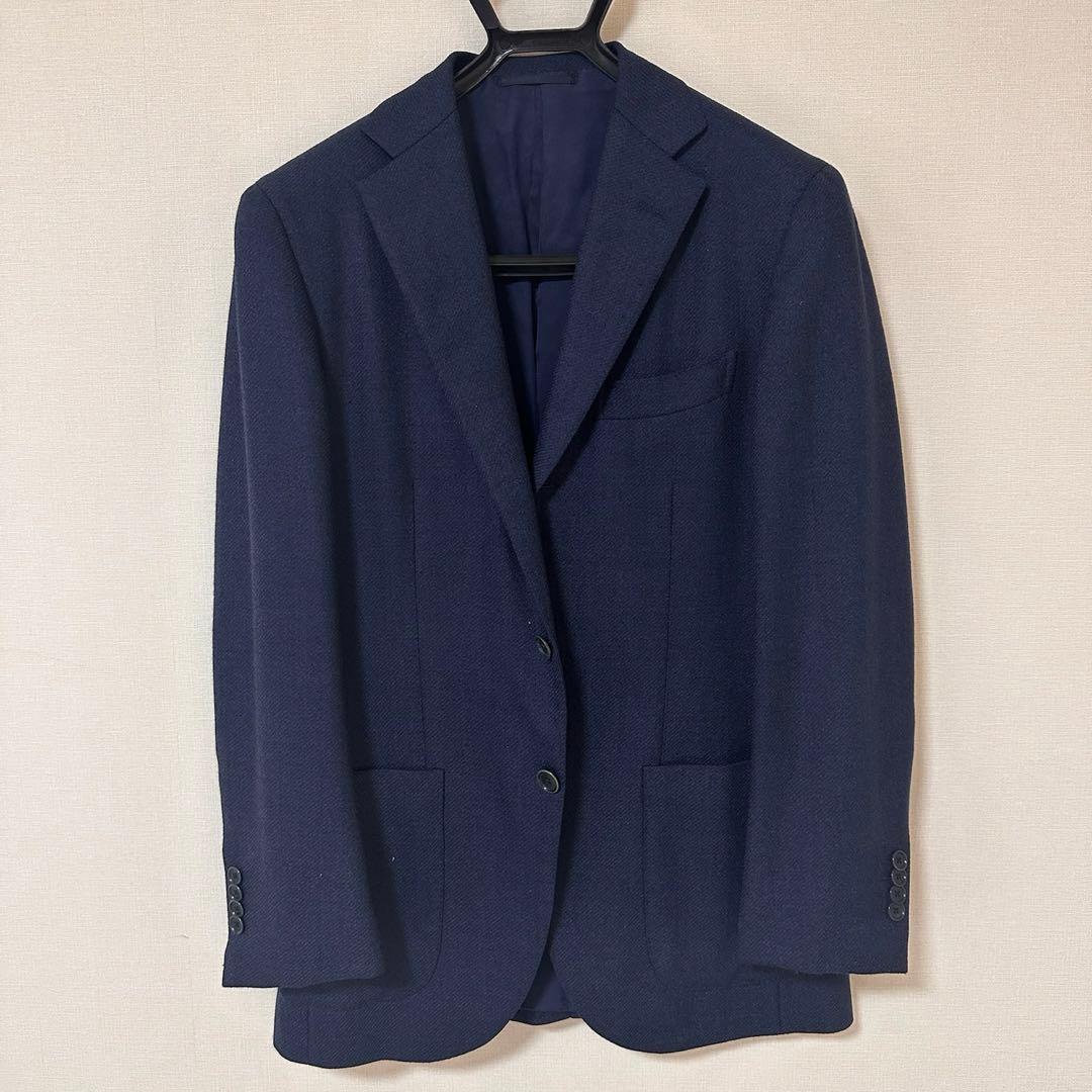 ビームスエフ　ジャケット　ネイビー　真夏以外