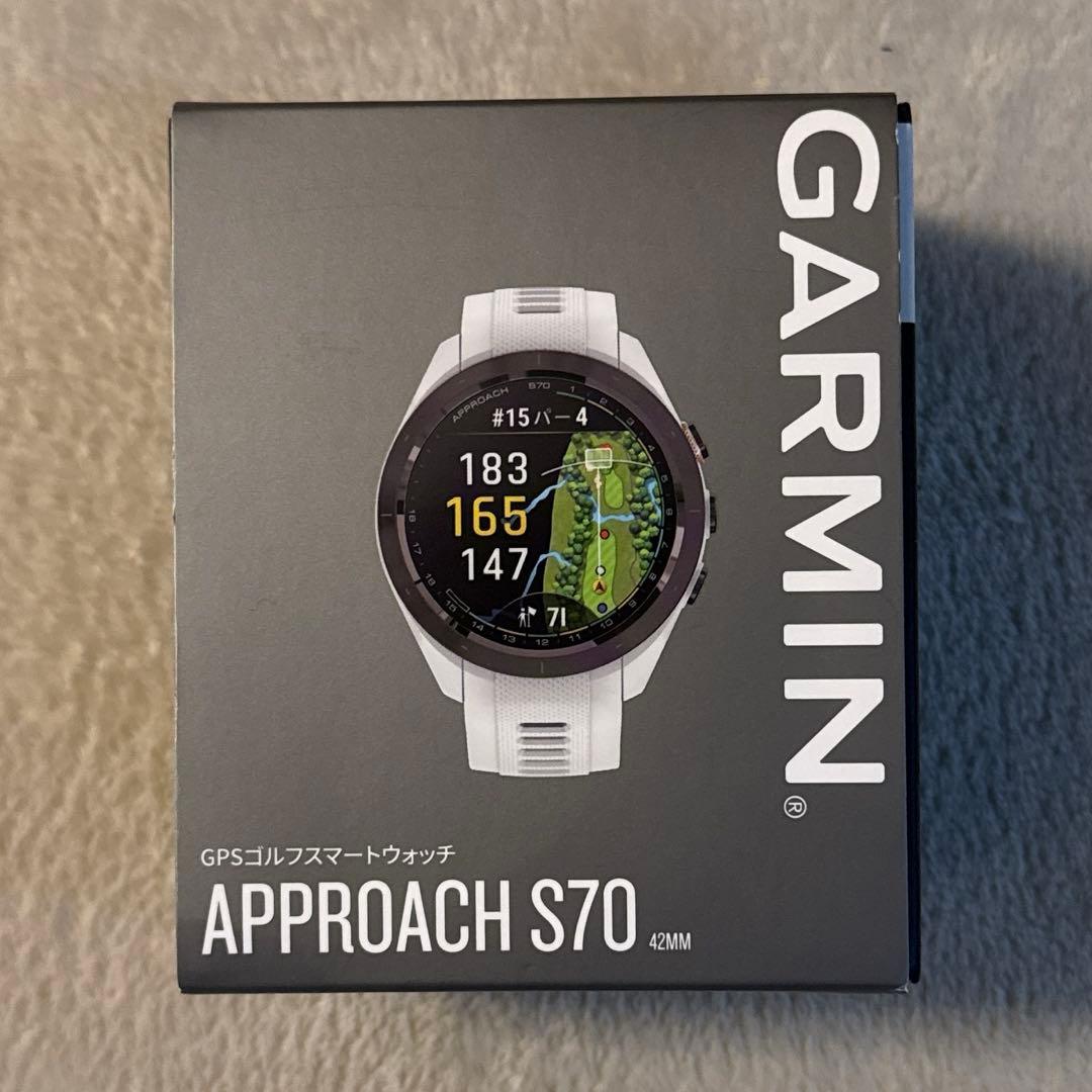 美品❣️GARMIN S70 42mm ホワイト