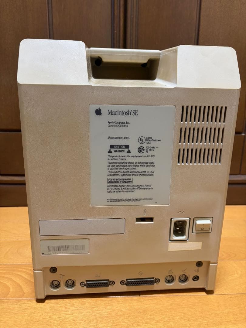 Macデスクトップ Apple Macintosh SE