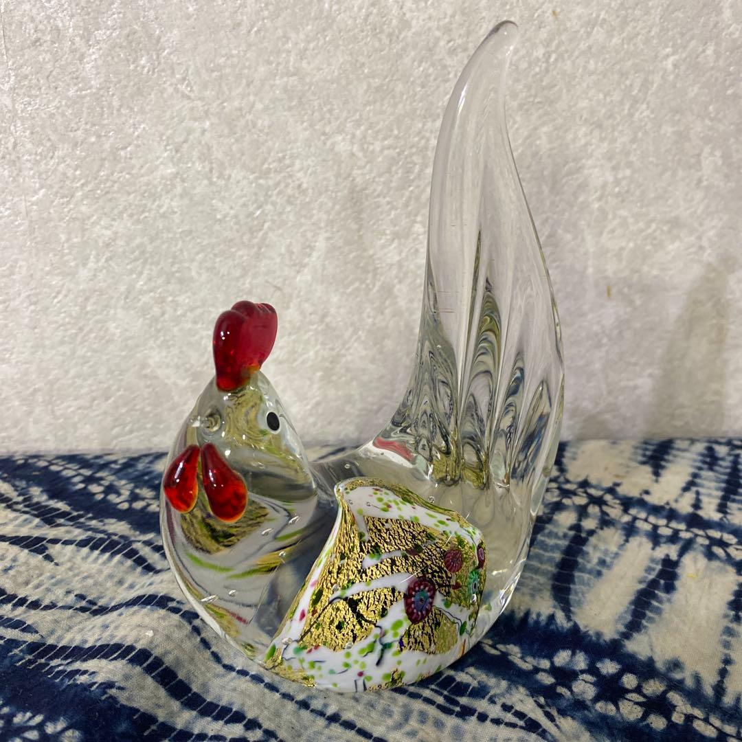 黒木国昭　ガラス　硝子　鶏