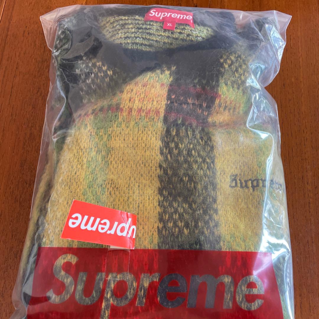 Supreme チェック柄 クルーネックセーター