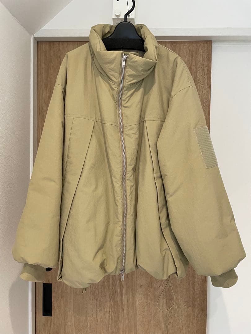 【パルクロ限定】PON企画中綿スタンドカラージャケット　ベージュ