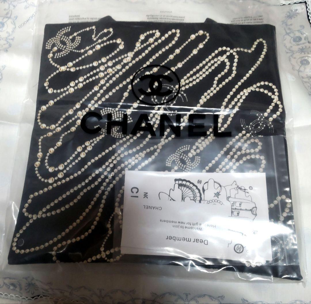 CHANEL パールデザイン　VIPポイントギフト　キャンバストートバッグ