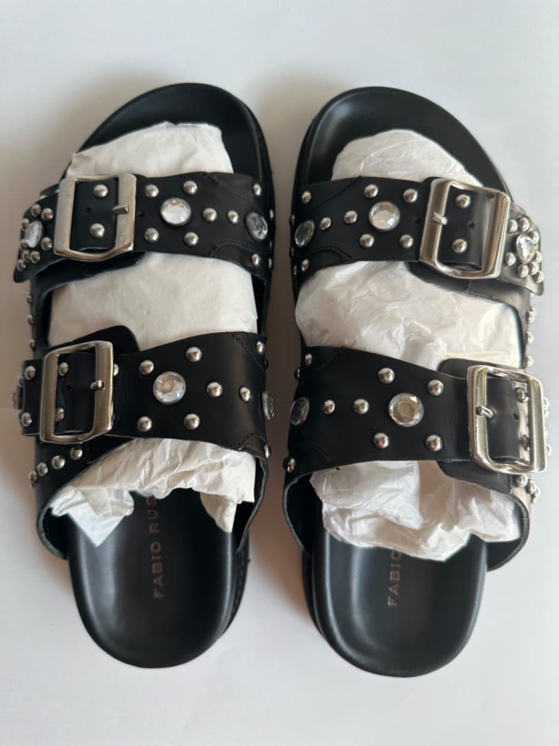 【新品】 FABIO RUSCONI ファビオルスコーニ スタッズサンダル