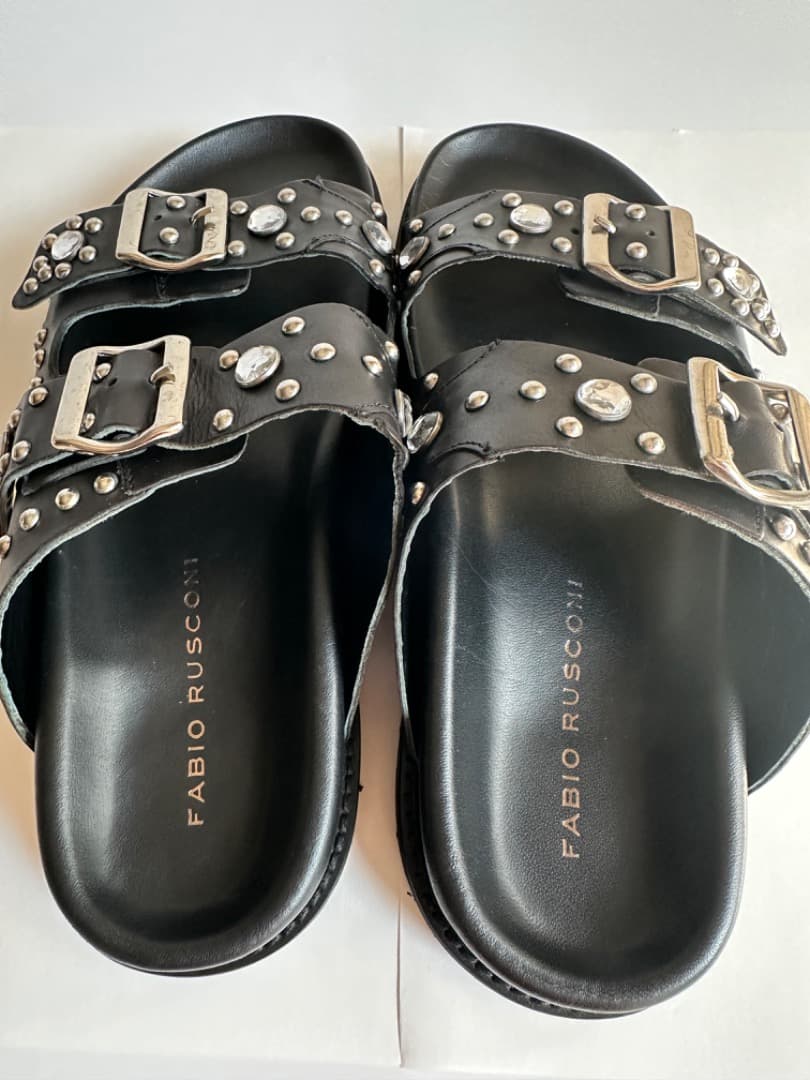 【新品】 FABIO RUSCONI ファビオルスコーニ スタッズサンダル