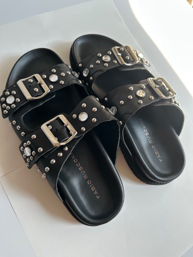 【新品】 FABIO RUSCONI ファビオルスコーニ スタッズサンダル