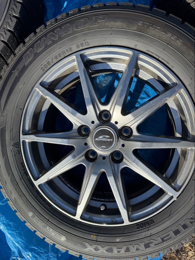 【送料込み】ダンロップ　WM02 205/65R16 95Q