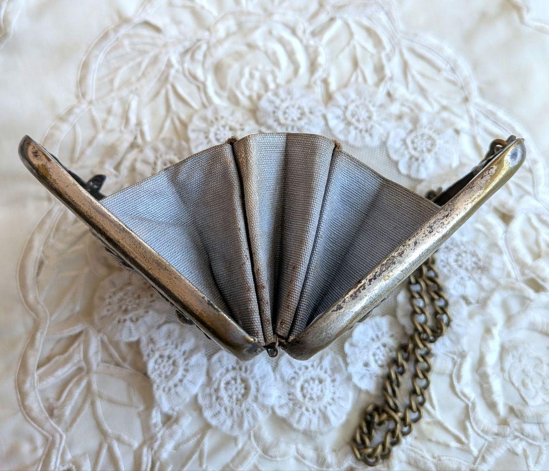 ビクトリア朝 アールヌーヴォー シルバー カラーケース 英国アンティーク