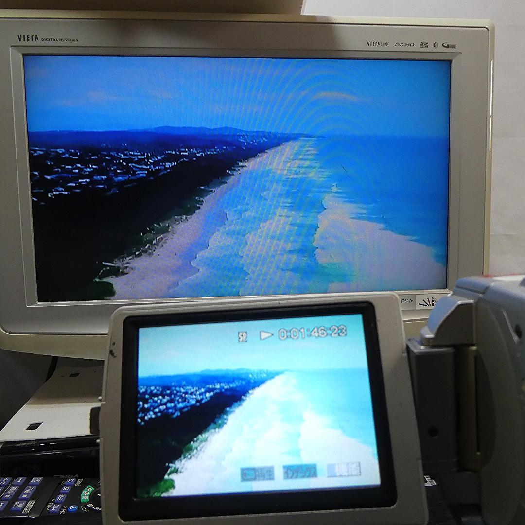 動作品ソニー DCR-TRV50 Mini DVビデオカメラDVDダビングに最適