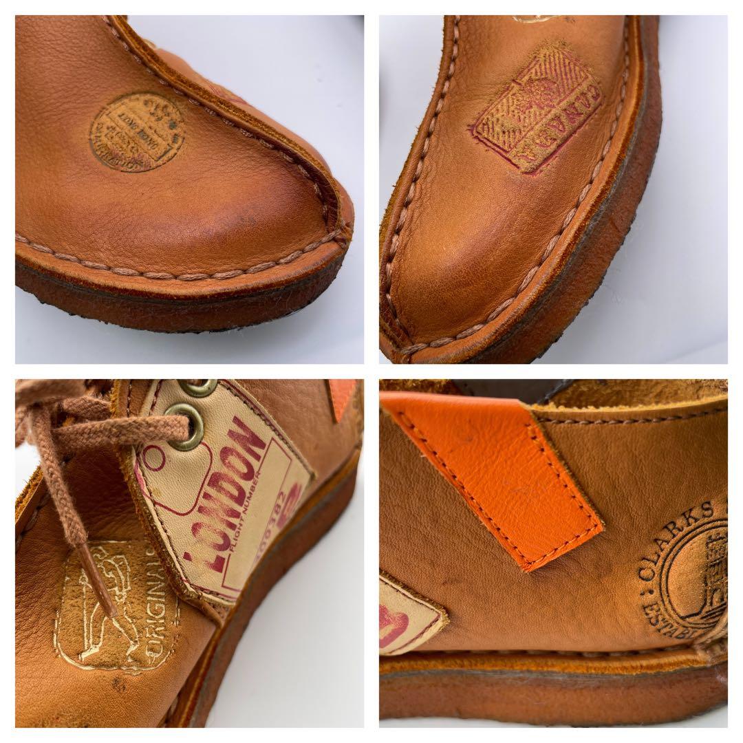 Clarks クラークス【25.5】デザートトレック レザー/パッチワーク/希少