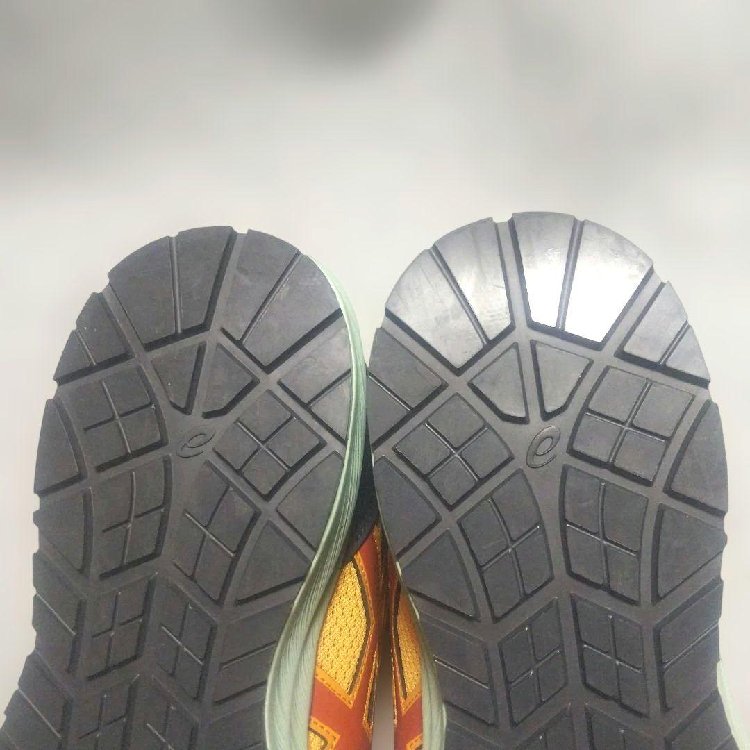 ASICS 安全靴 限定カラー タイガーイエロー×スパイスラテ