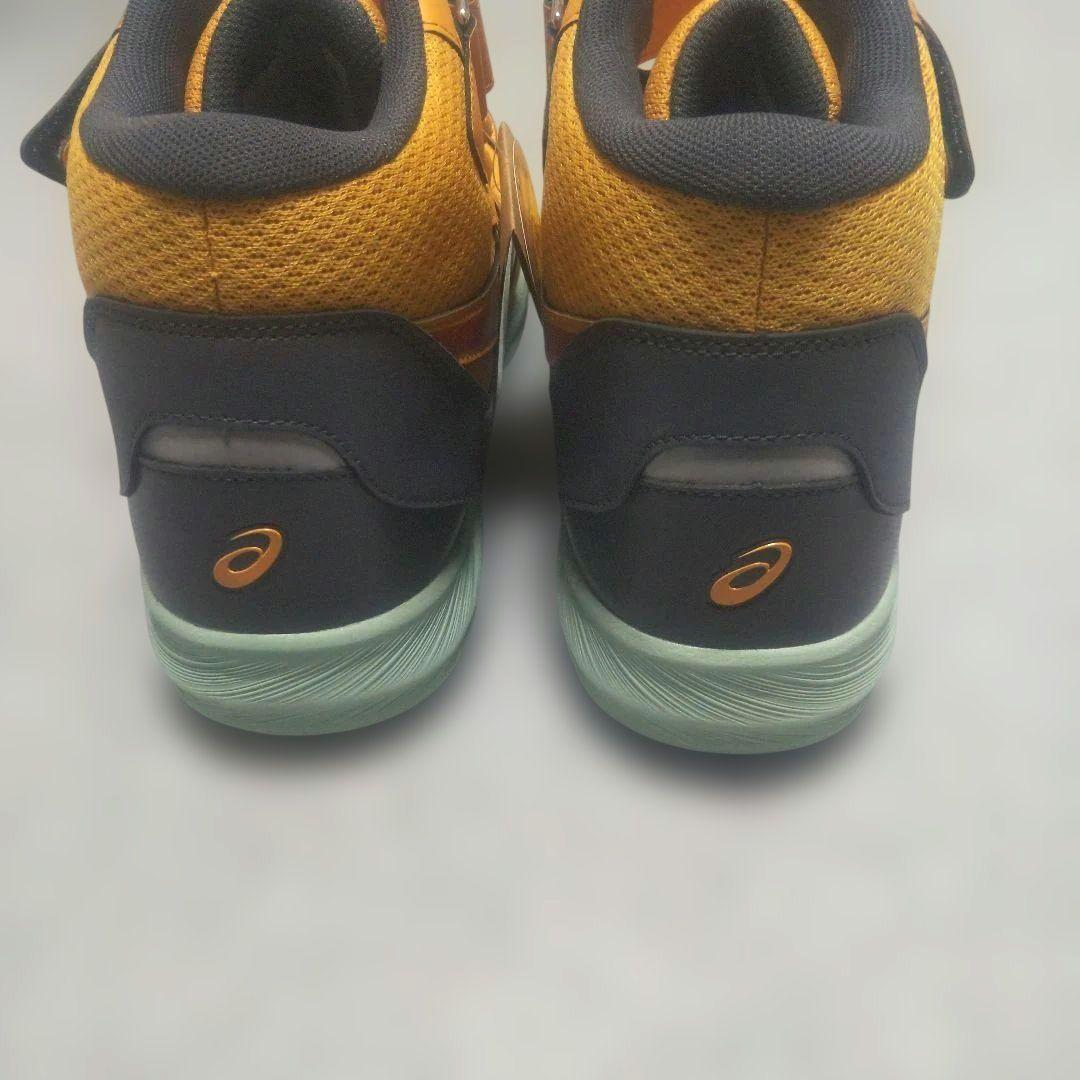 ASICS 安全靴 限定カラー タイガーイエロー×スパイスラテ
