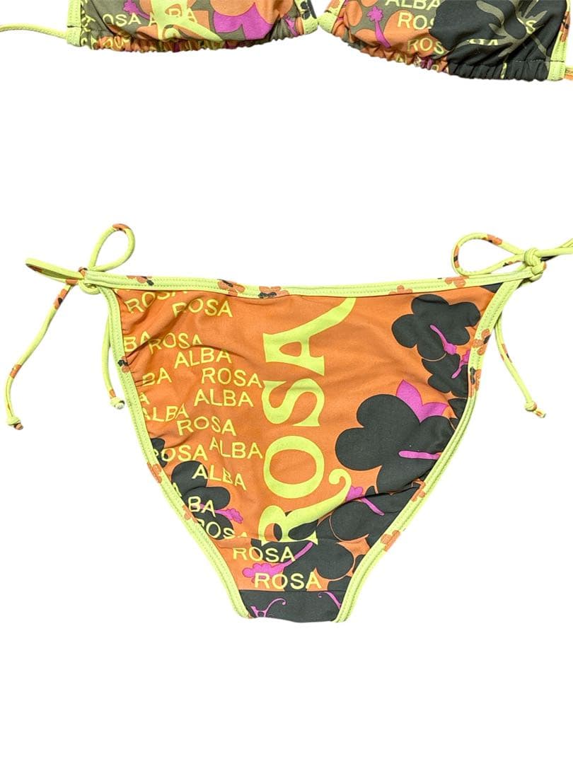 ALBA ROSA ロゴ 三角ビキニ 黄色 オレンジ y2k 平成ギャル 激レア