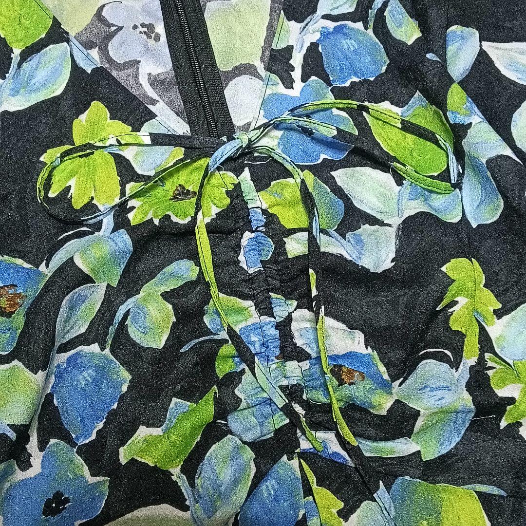 ボールジィ　スプリングフラワープリントドロストギャザーワンピース　25AW完売品