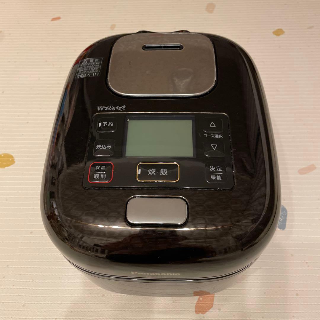 【美品】高級シリーズ　パナソニック SR-JW058炊飯器 3合　取扱説明書あり