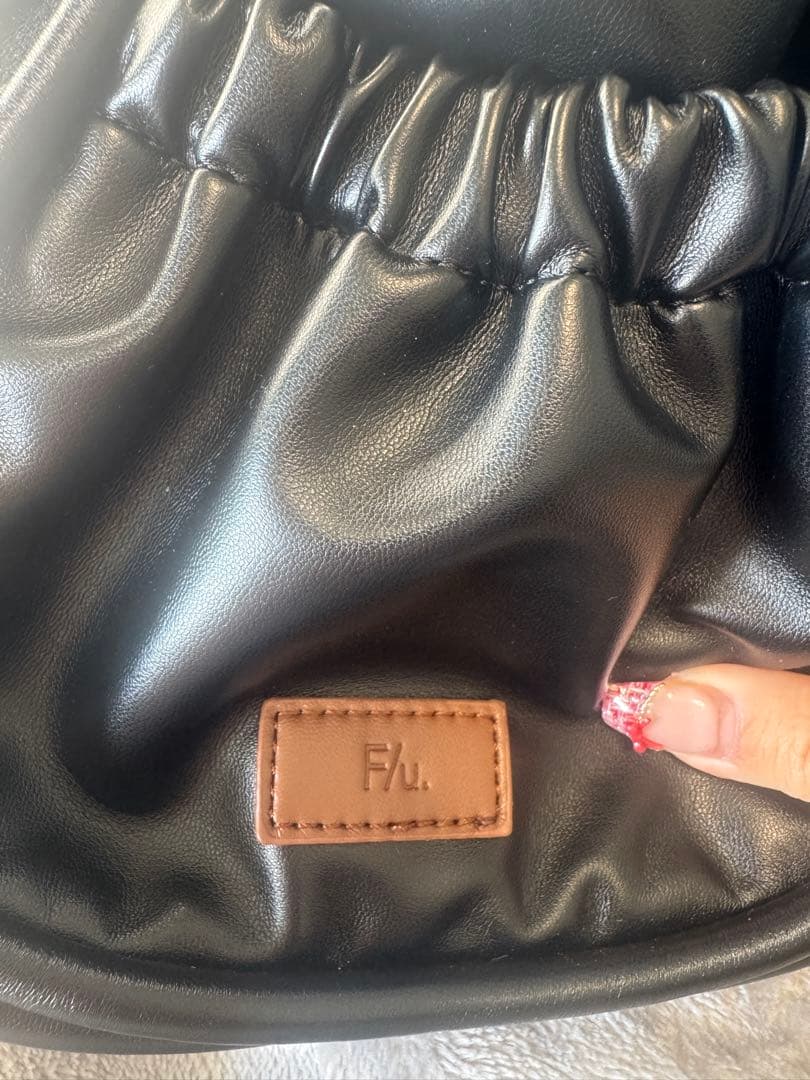 【FUKA's企画】PUパラコードギャザーミニショルダーバッグ